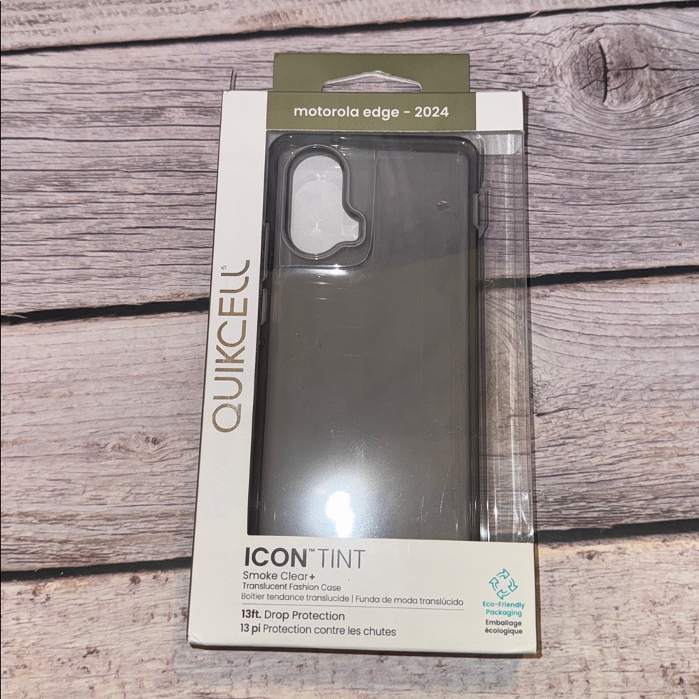 Motorola Edge - 2024 Quikcell Icon Tint Smoke Clear+ Fashion Case